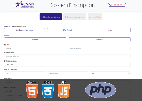 Acsan Web Forms